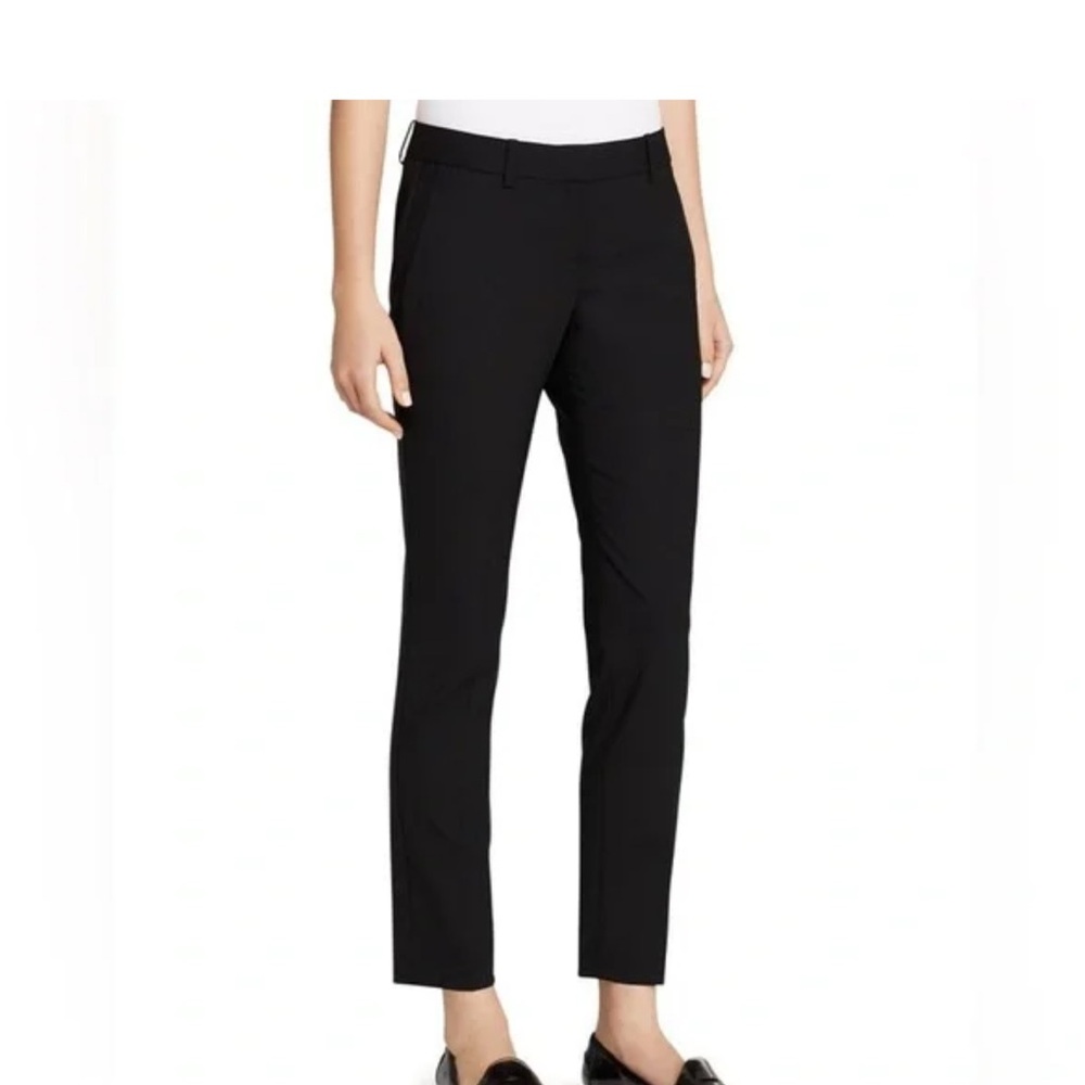 Theory Black Straight Leg Pants